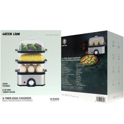 تخم مرغ پز سه طبقه گرین لاین مدل 3-tier egg cooker