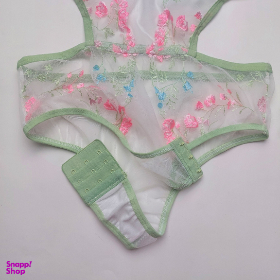 بادی زنانه نوشه پوش کد 90007 رنگ سفید