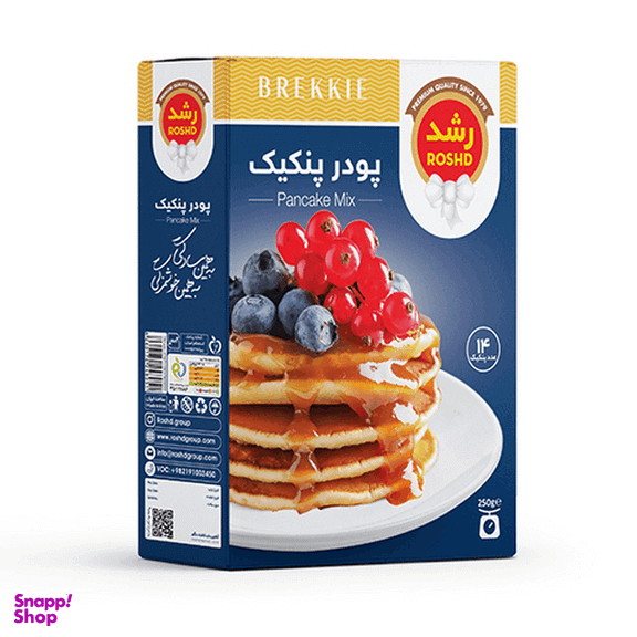 پودر پنکیک وانیلی رشد وزن 250 گرم