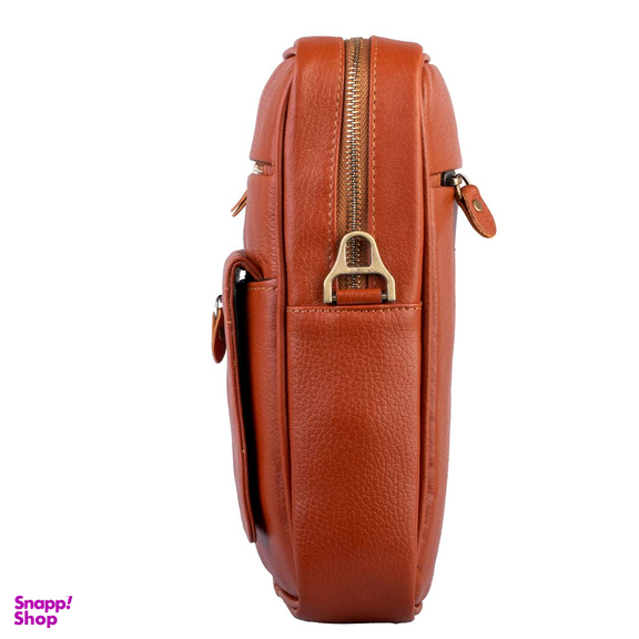 کیف دوشی چرم طبیعی مردانه آروین چرم کد AR-124