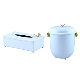 ست سطل و جا دستمال کاغذی سالینو کد W-422413