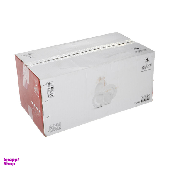 سرویس غذاخوری 28 پارچه چینی زرین ایران مدل رادیانس درجه 3