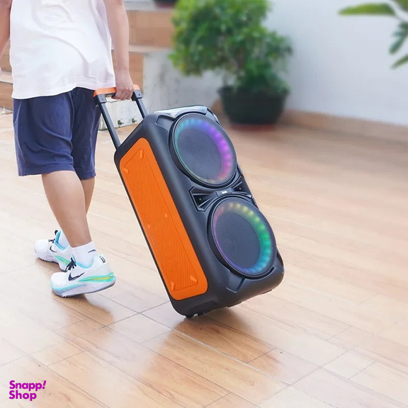 اسپیکر بلوتوثی قابل حمل هوکو مدل DS42 به همراه میکروفون و ریموت کنترل