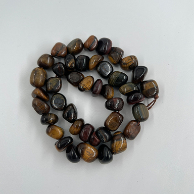 ریسه سنگ مدل عقیق نامنظم چشم ببر کد 359606