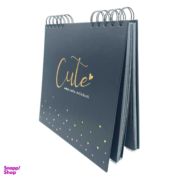 دفتر 120 برگ خشتی مدل Cute