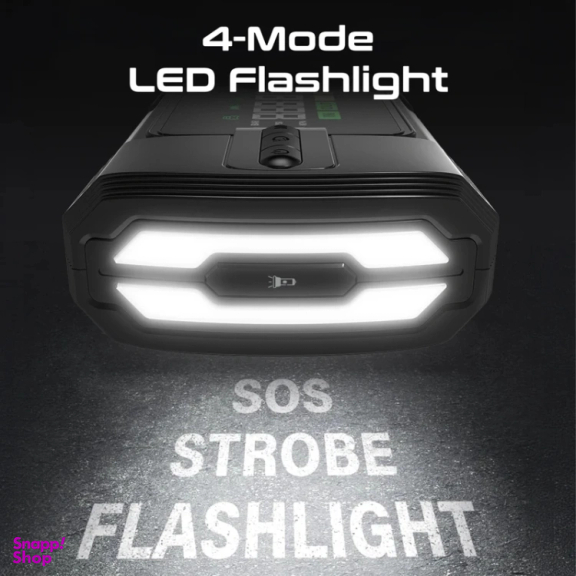 جامپ استارتر خودرو و پاوربانک پرومیت مدل PATROLPACK-3 ظرفیت 12000 میلی آمپر ساعت