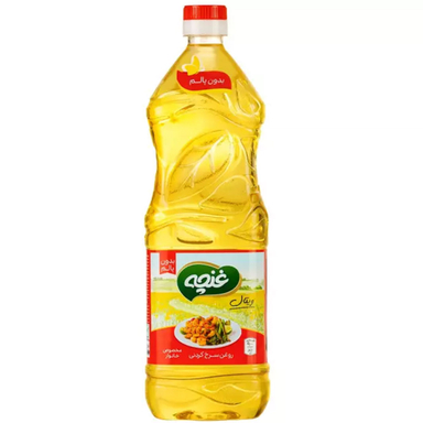 روغن مایع سرخ کردنی غنچه مدل شفاف بدون پالم وزن 810 گرم