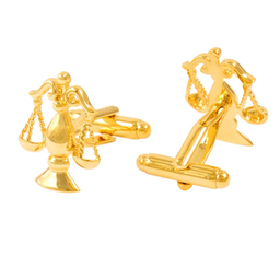 دکمه سردست مردانه زرکات طرح ترازو عدالت مدل C133