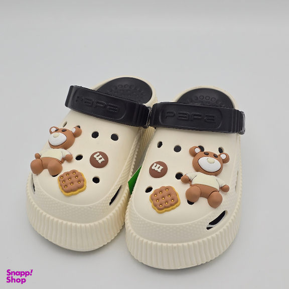 صندل بچگانه پاپا مدل کراکس کد 464946 رنگ کرم