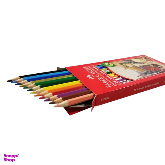 مداد رنگی فابر کستل 24 رنگ