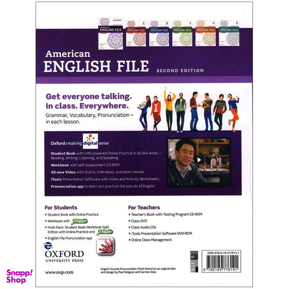 کتاب American English File Starter اثر جمعی از نویسندگان انتشارات زبان مهر