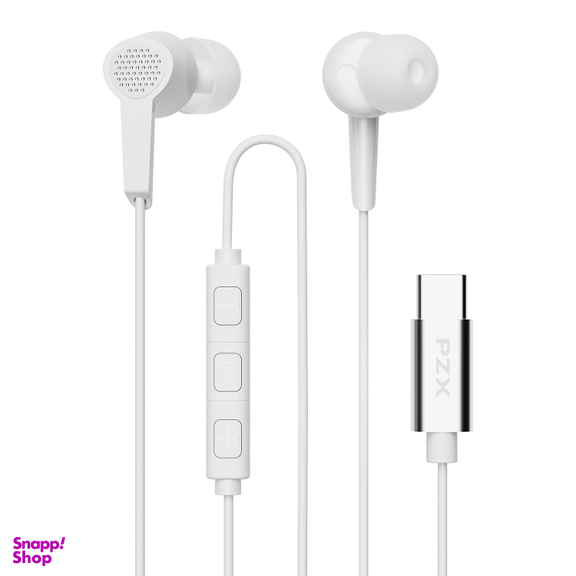 هندزفری باسیم پی زد ایکس مدل 1531 Type-C طول 1.2 متر