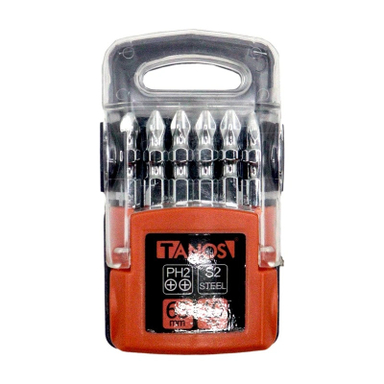 سری پیچ گوشتی دو سر چهار سو تانوس مدل SMT بسته 10 عددی