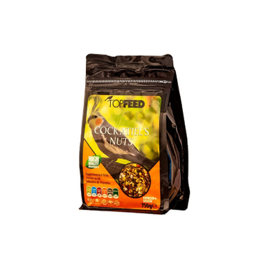 غذا خشک عروس هلندی تاپ فید مدل Cockatiles Nuts وزن 1 کیلوگرم