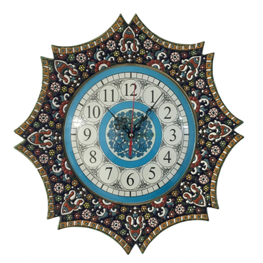 ساعت دیواری میناکاری کد 007