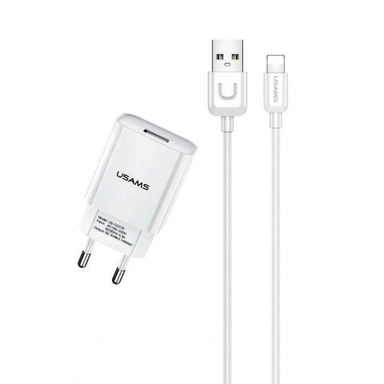 شارژر دیواری یوسمز مدل T21 به همراه کابل Lightning