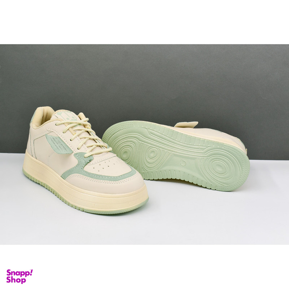 کفش روزمره زنانه پویان گام پیام مدل مولین کد 11960 رنگ کرم