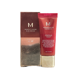 کرم پودر میشا مدل spf42 شماره 27 رنگ بژ عسلی حجم 50 میلی لیتر
