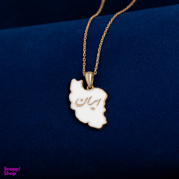 گردنبند طلا 18 عیار زنانه جواهری سون کد 5695