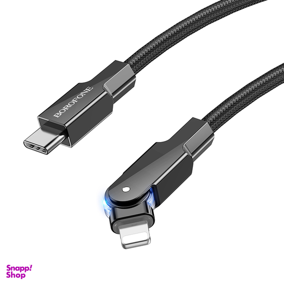 کابل دیتا 27 وات Type-C به Lightning بروفون مدل BU41 طول 1.2 متر