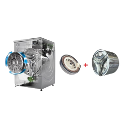 ماشین لباسشویی دوو مدل DWK-ZL860CS ظرفیت 8 کیلوگرم