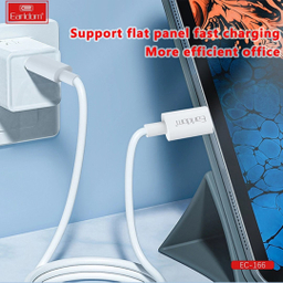 کابل فست شارژ دو سر Type-C ارلدام مدل PD Charging Cable EC-166 طول 1 متر