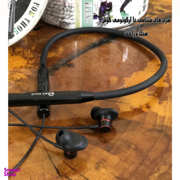 هدفون بلوتوثی دورگردنی کی تی مدل FLEX2