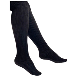 جوراب شلواری زنانه طرح پنتی مدل گندم کد P-1 رنگ مشکی