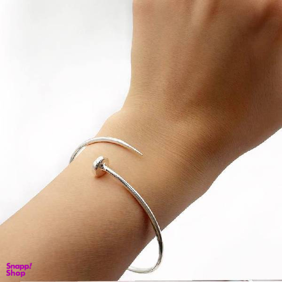 بنگل نقره زنانه مدل 036