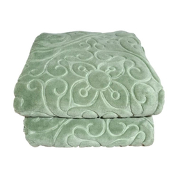 پتو دو نفره گلبافت مدل گل برجسته کد CHG2 سایز 220×240 سانتی متر