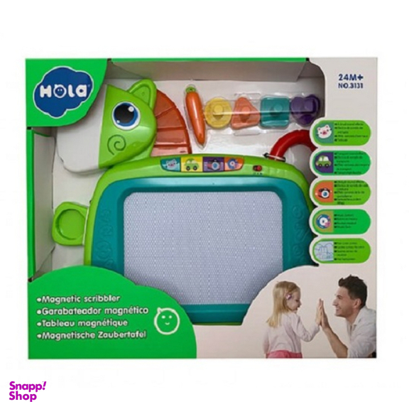 تخته سفید مگنتی موزیکال و چراغدار هولی تویز مدل 3131 EastSun Magnetic Drawing Board
