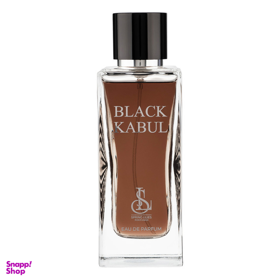 ادو پرفیوم مردانه اسپرینگ لیلیز مدل Black kabul رایحه گرم حجم 100 میلی لیتر