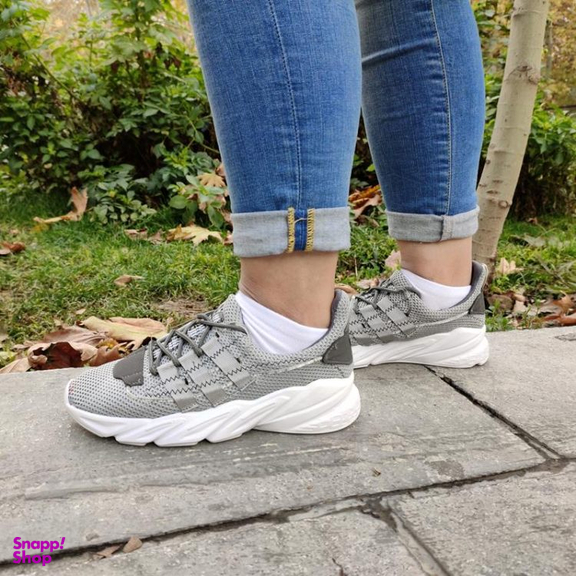 کفش پیاده روی مدل یزی کد 013 رنگ طوسی