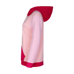 هودی اسپرت لوینت مدل کالرفول کد 6242 رنگ زمینه صورتی