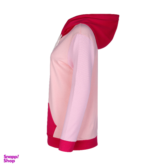 هودی اسپرت لوینت مدل کالرفول کد 6242 رنگ زمینه صورتی