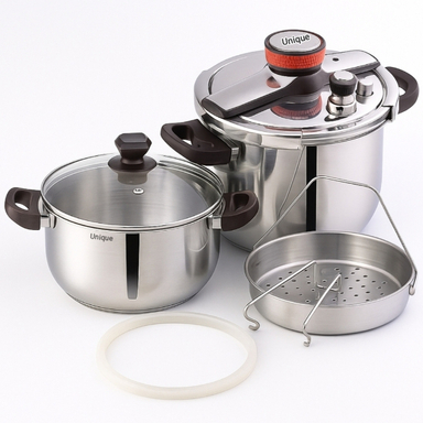 زودپز دوقلو یونیک کد RAGA _5_7 گنجایش 5 و 7 لیتر