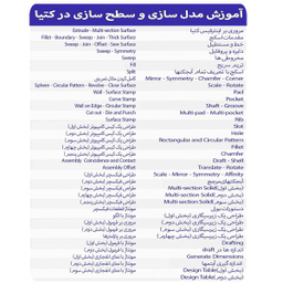 نرم افزار آموزش مدل سازی و سطح سازی در کتیا  نشر اطلس آبی