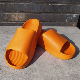 دمپایی زیتون مدل نایکی رنگ نارنجی