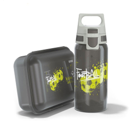 ست قمقمه و ظرف غذای کودک سیگ مدل VIVA SCHOOL SET FOOTBALL