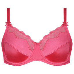 سوتین زنانه لین مدل فنردار کد 4680-606 رنگ سرخابی