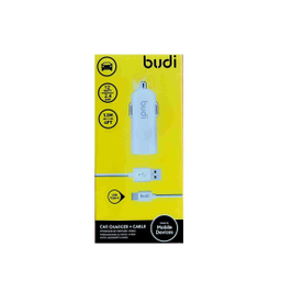 شارژر فندکی بودی (Budi) مدل M8J062Tm به همراه کابل تبدیل USB-C