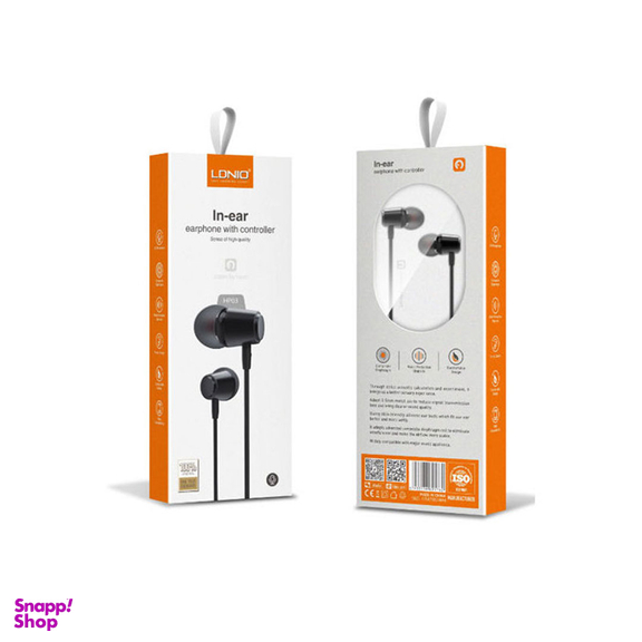 هندزفری بلوتوثی الدینیو مدل HP04 High Quality In-Ear Earphone with Controller