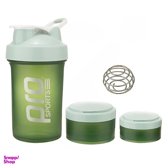 قمقمه شیکر ورزشی پرو اسپرتز مدل 3 تکه کد 40 گنجایش 500 سی سی