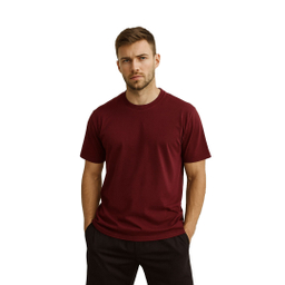 تیشرت زیگ مدل Basic کد 02 رنگ زرشکی