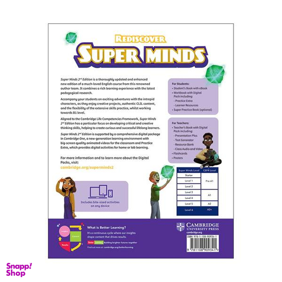 کتاب Super Minds 6 second edition اثر جمعی از نویسندگان انتشارات کمبریج
