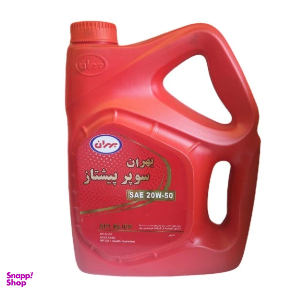 روغن موتور بهران سوپر پیشتاز مدل 20W-50 کد 39 حجم 4 لیتر