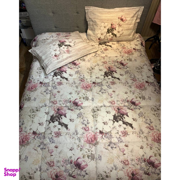 ست سه تکه لحاف یک نفره رزین تاژ ملرز طرح Jaklin