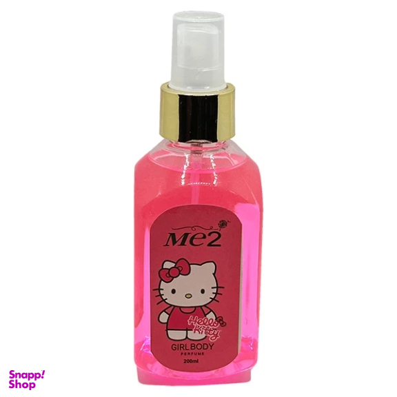 بادی اسپلش دخترانه می تو مدل Hello Kitty حجم 200 میلی لیتر
