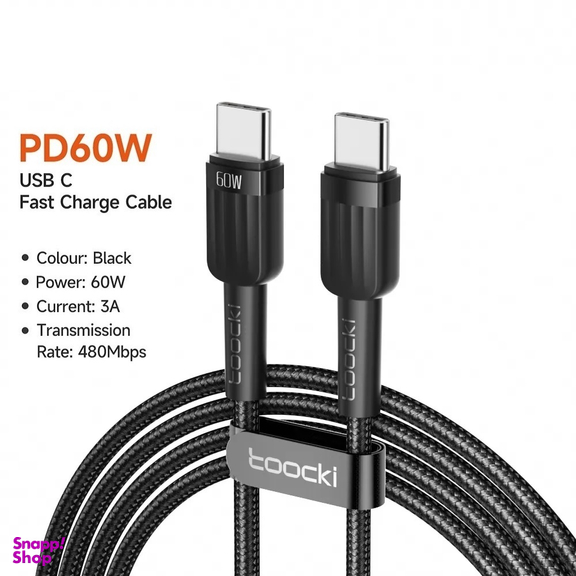 کابل تبدیل USB-C توکی مدل TQ-X13 طول 1 متر