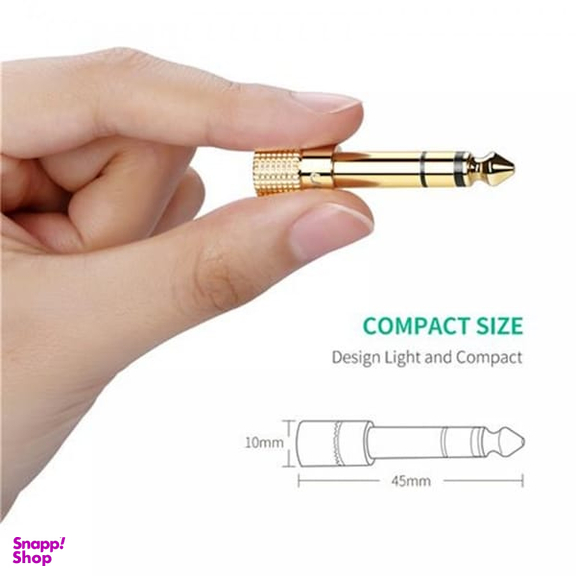 مبدل Jack 3.5mm Female به Jack 6.5mm Male یوگرین مدل 20503